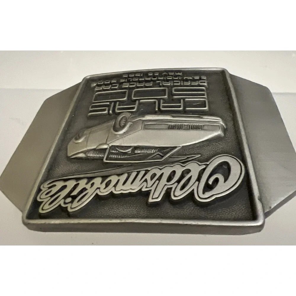 1985 Indy 500 Belt Buckle Oldsmobile Calais # 100‎ of 500